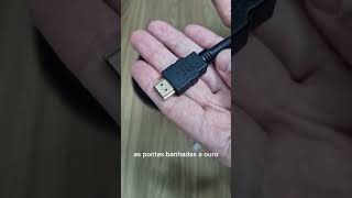 Cabo Hdmi X DVI 24+1 blindado de 15 metros #dicas #tecnologia