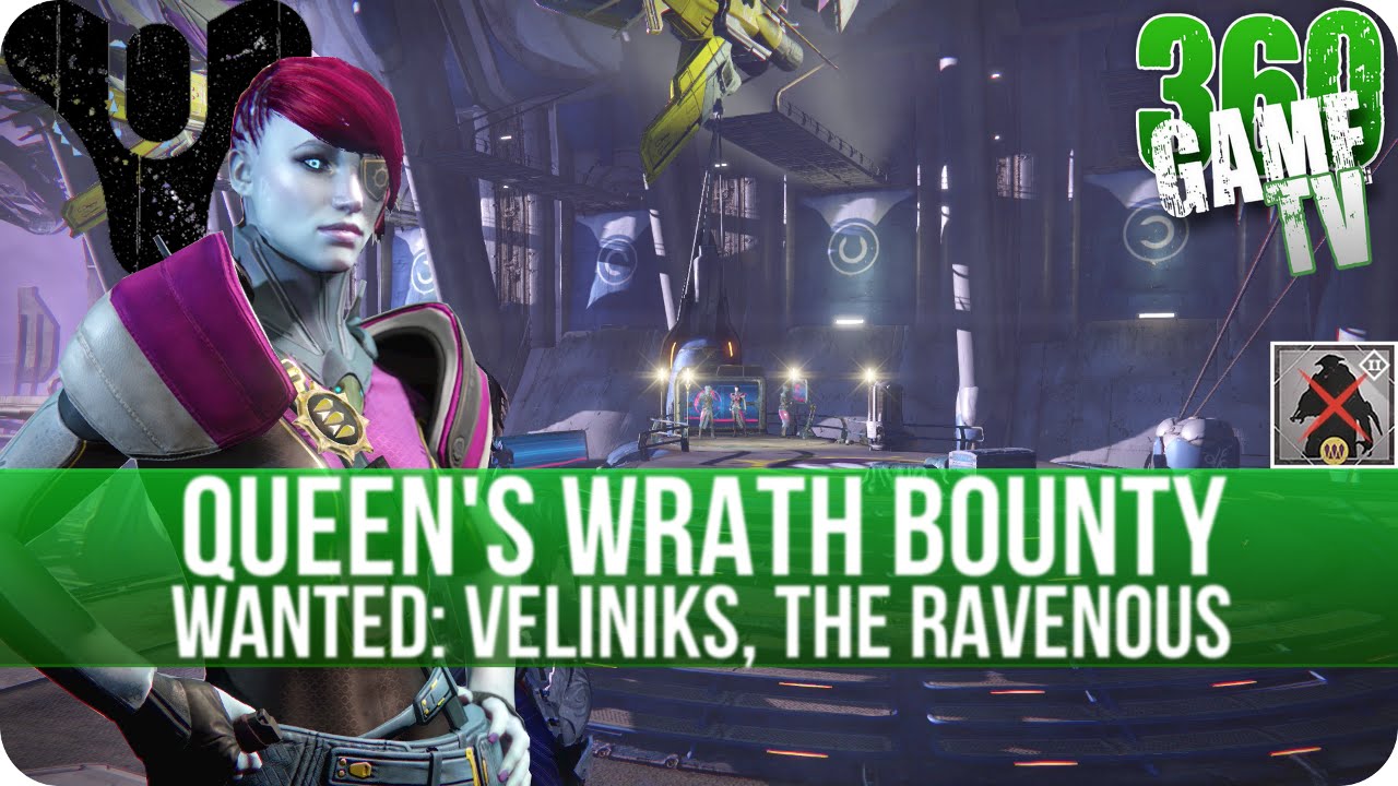 Destiny - Wanted Veliniks the Ravenous (Hellmouth Moon) - Queens Wrath Bounty Walkthrough / Location