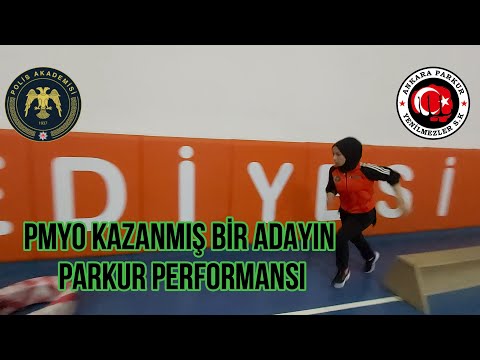 PMYO KAZANMIŞ BİR ADAYIN PARKUR PERFORMANSI ANKARA PARKUR