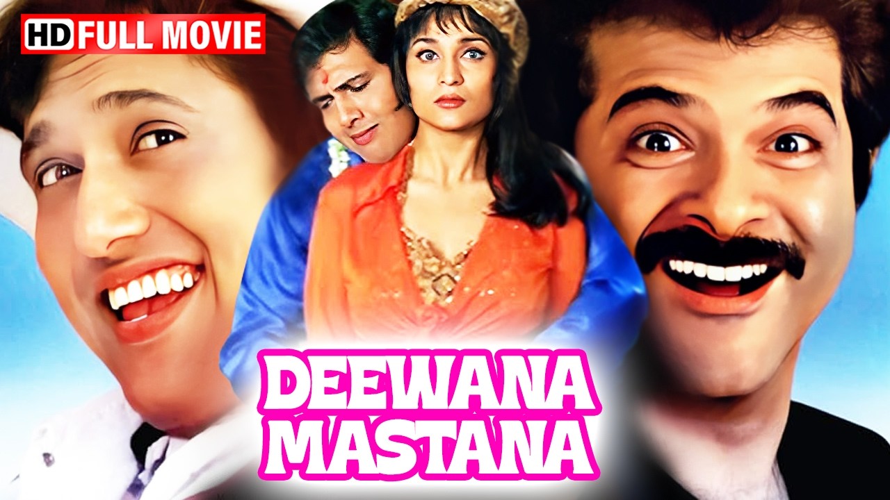 दो दीवाने, एक हसीना 😂 | Deewana Mastana (1997) Full Movie HD | Govinda | Anil Kapoor | Juhi Chawla
