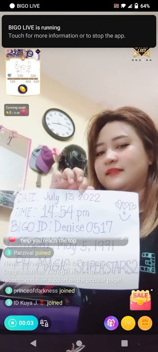 Bigo live😉 when i started of my streaming in bigolive #bigolive