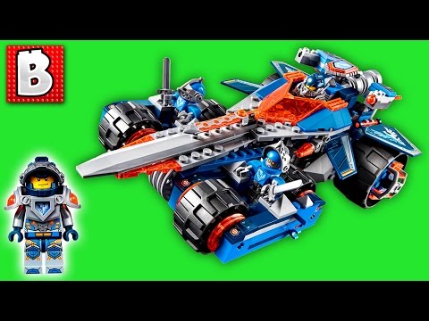 YouTube thumbnail: Lego Nexo Knights Clay's Rumble Blade Set 70315 | Unbox Build Time Lapse Review