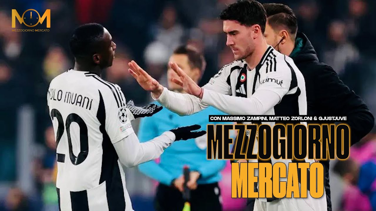 ATTACCO JUVE VLAHOVIC TRATTA, KOLO SPERA, GATTI SCALPITA… MA DAVID? NEWS ZAMPINI GJUST ZORLONI