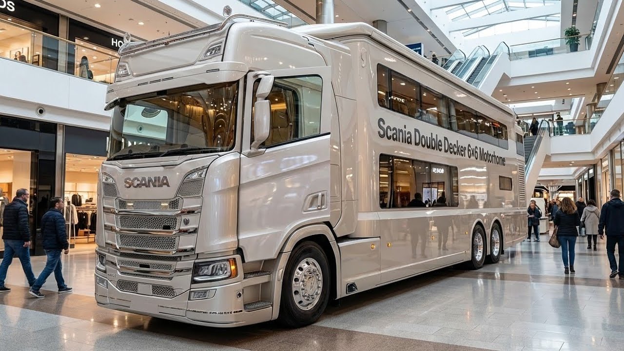 World’s Most Powerful Luxury Motorhome? Scania 6×6 Revealed