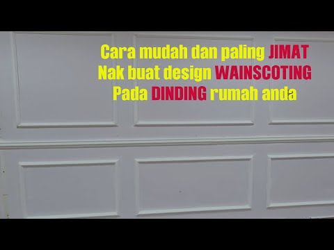 Video: Apakah Wainscoting Perlu Dicat?