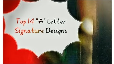 "A" Letter Signature Designs Series #trending #viralvideo #trendingvideo #signature 