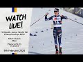 Live fis nordic jwsc championships 2024  10km classic men