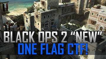 "ONE FLAG CTF" Black Ops 2 NEW Gamemode - No Sound (Dutch Live Commentary)
