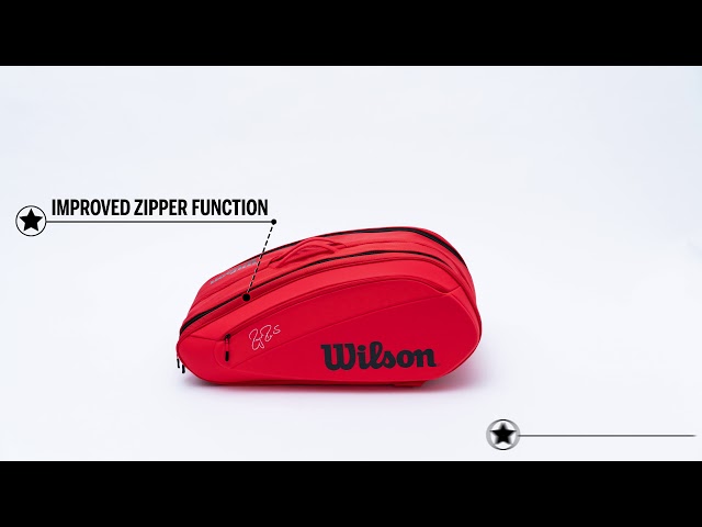 スポーツ FEDERER DNA 12 PACK INFRARED-Limited Federer DNA 12 Pack Tennis Bag – FedFan