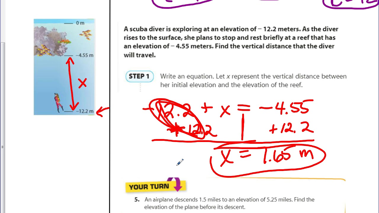 GM7 6.2 One Step Equations with Rational Coefficients - YouTube