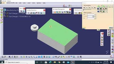 Catia Nc Programming Exercise - 34 #facing #pocketing #profilecontouring #drilling #catianc #ncprogr