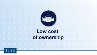 CIJ Printer - Linx 8800 Series - Low Cost of Ownership