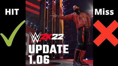WWE 2K20 Game| Patch 1.06 Did it Fix some issue and make others worse?