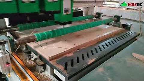 MÁY CNC NESTING 4 Đầu Holztek Cắt khoan ván Sản Xuất Sofa Cabinet