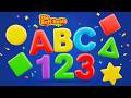 Preschool Learning activities for 3 year olds at home | Learn ABC Phonics Shapes Numbers Colors 🌈