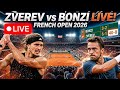 🎾 LIVE: Alexander Zverev vs Benjamin Bonzi | French Open 2026 First Round 🇫🇷🔥 #frenchopen2026 #live 