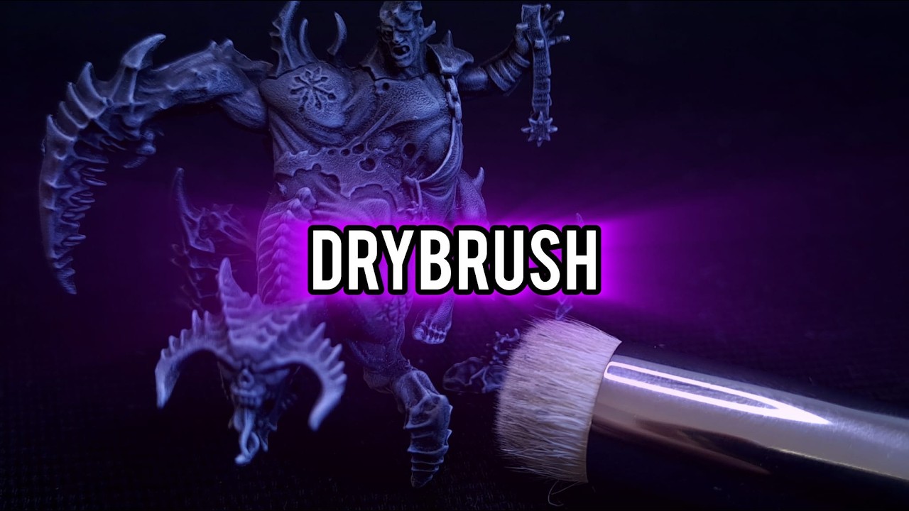 Painting Tips: Drybrush Technique