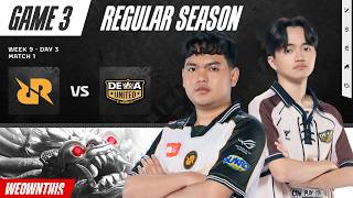 RRQ vs DEWA | Regular Season Week 9 Day 3 | Game 3 | #MPLIDS17 screenshot 2