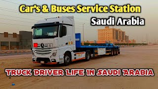 Car and buses service station saudi arabia, riyadh metro bus