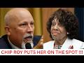 Chip Roy CORNERS Maxine Waters With Her Own Words