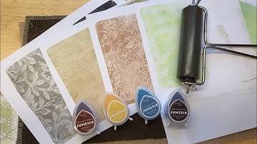 New Ways to Use Dies & Embossing Folders [Gelli Plate Printing]