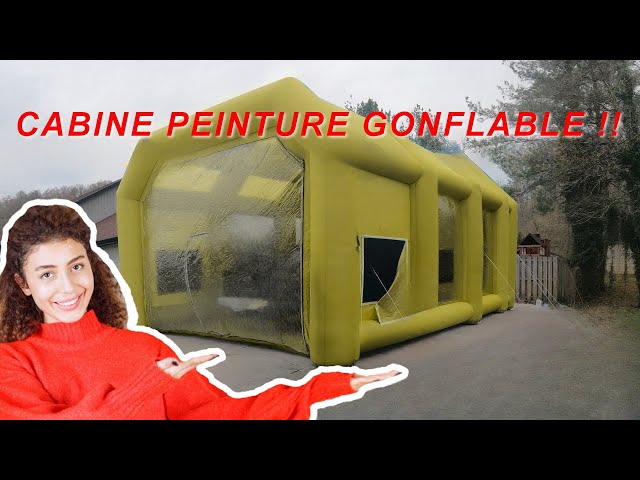 Cabine de peinture gonflable 