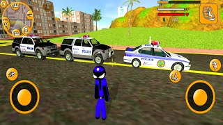 الشرطة ستيك مان في مدينة فيغاس 1# - العاب سيارات شرطة - العاب سيارات | car games screenshot 3