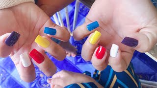 ម៉ូតក្រចកដ៏គួរអោយស្រឡាញ់/Lovely nails polishing review|Nail art ideas|Nails art design|Nails DIY