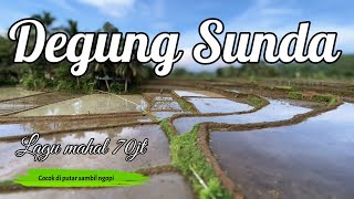 Degung Sunda Pernikahan Cocok diputar Sambil Ngopi di sawah yang baru selesai di cangkul 