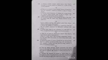 Msc 1st semester classical mechanics question,2021 || PHY-101 || Fm university