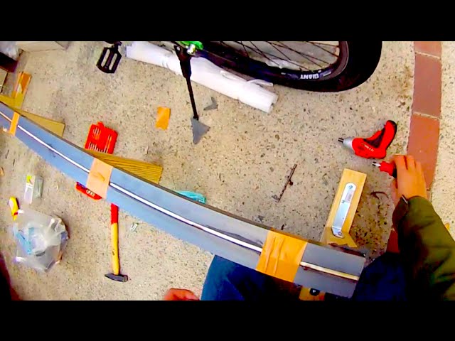 スケボー用 レールの作り方 木製 Diy How To Make A Skate Rail Youtube