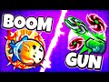 Explosions vs gun towers in btd 6