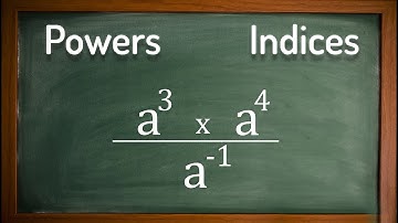 Algebra Powers Indices - GCSE Maths
