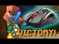 UNBOXING the NEW Glorious Model D + MOUSECAM (Hypixel SkyWars)