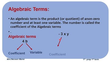 Math 1st prep 1st term Unit [2] Lesson [1]Part[1]Mathematical Expressions and Formulas
