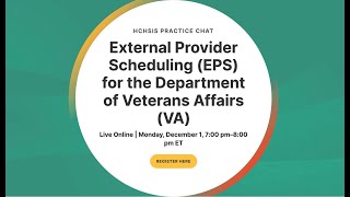 External Provider Scheduling (EPS) for the Department of Veterans Affairs (VA)