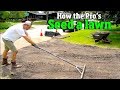 How to Plant a yard & Grow a lawn - Like a PRO! Grass seeding, Lawn REPAIR, overseeding,