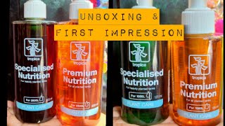 Tropica Specialised & Tropica Premium Fertilizers unboxing and first impressions