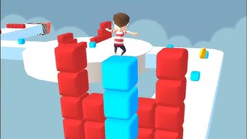 Cube Stacker Surfer 3D - All Levels Gameplay Till #93