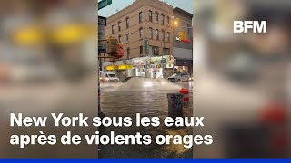 États-Unis: de spectaculaires inondations à New York