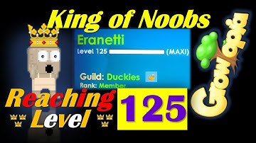 Eranetti Reaching Level 125 | Growtopia