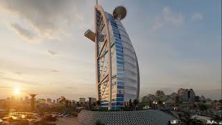 3D Animation Burj Al Arab ( Replica ) BWC