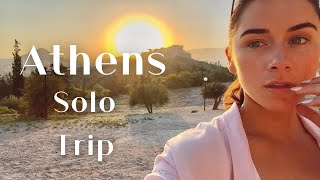 Athens, Greece Solo Female Trip || Travel Vlog