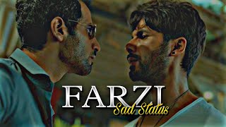 Jo chala gaya wo chala gaya - Farzi Shahid Kapoor 😢🤬 #shorts #farzi #shayari #shahidkapoor