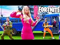 Fortnite vs barbie real life battle royale season 4