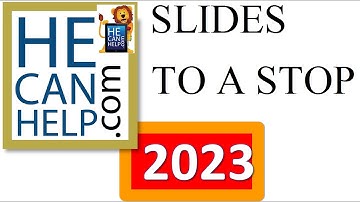 2023 {HECANHELP.COM USA} Car Slides to a Stop Distance Traveled Physics