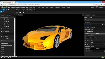 Clara.io with Live Streaming of V-Ray Cloud Renders (No Sound)