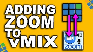 Adding a Zoom Meeting To vMix | vMix Output To Zoom Meeting | Audio & Video screenshot 5