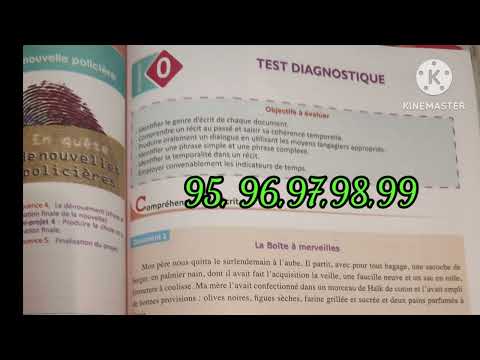 3ème année collège passerelle page: 95 96,97,98,99 test diagnostique