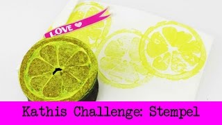 DIY Inspiration Challenge #21 Stempel | Kathis Challenge | Tutorial - Do it yourself